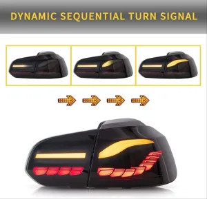 Volkswagen Golf Uyumlu 6 Dragon LED Stop (Smoke) HATALI ÜRÜN thumb 4