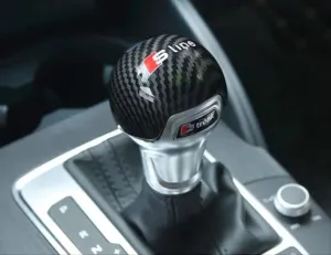 Audi A3 Uyumlu 2013-2016 Vites Topuzu Kaplama S Line thumb 2