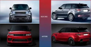 Range Rover Uyumlu Sport 2014-2017 Facelift 2018+ Body Kit (L494 Makyajlama) thumb 3