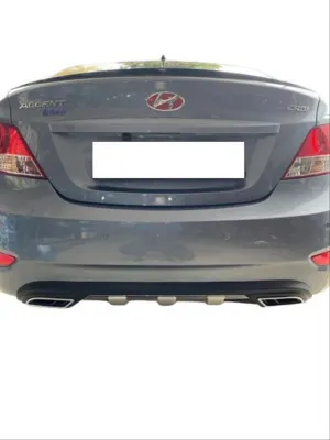 Hyundai Accent Uyumlu Blue 2016-2018 Difüzör - Silver thumb 4