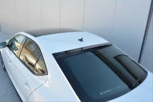 Skoda Super Uyumlu B 2015-2019 Cam Üstü Spoiler - Piano Black (Parlak Siyah) thumb 1
