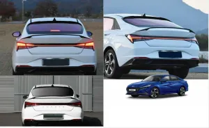 Hyundai Elantra 2020-Günümüz (CN7) uyumlu 2021+ Yüksek Spoiler - Piano Black (Parlak Siyah) modelleri DRS Tuning'de. Kaliteli malzeme, hızlı kargo ve güvenli