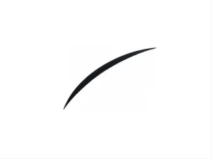 Mercedes W213 Uyumlu 2016-2019 E Serisi Taiwan Stil İnce Spoiler - Piano Black (Parlak Siyah) thumb 1
