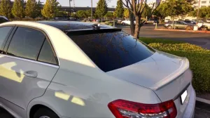 Mercedes W212(2009-2015) Uyumlu E Serisi Cam Üstü Spoiler - Piano Black (Parlak Siyah) thumb 2
