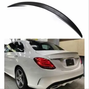 Mercedes W205 Uyumlu 2015-2021 Amg Spoiler - Piano Black (Parlak Siyah) thumb 3