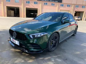 Mercedes W177 Uyumlu A Serisi Ön Lıp - Piano Black (Parlak Siyah) (Style Ve Progressıve Donanım thumb 4