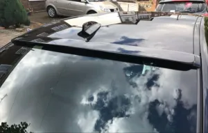 Bmw 3 Uyumlu Serisi E90 2005-2012 Cam Üstü Spoiler - Piano Black (Parlak Siyah) thumb 2
