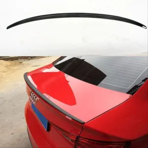 Audi A3 Uyumlu Sedan (2013-2019) S3 Spoiler - Piano Black (Parlak Siyah) thumb 2