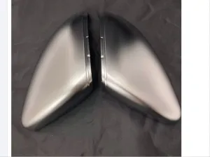 Volkswagen Golf Uyumlu 7-7,5 'R' Mat Gri Ayna Kapağı thumb 3
