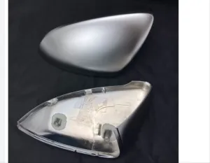 Volkswagen Golf Uyumlu 7-7,5 'R' Mat Gri Ayna Kapağı thumb 4