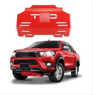 Toyota Hilux Uyumlu Revo ( 2016-2019) Trd Tampon Alt Koruma (Kırmızı) thumb 3
