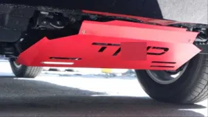 Toyota Hilux Uyumlu Revo ( 2016-2019) Trd Tampon Alt Koruma (Kırmızı) thumb 4
