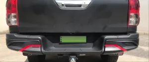 Toyota Hilux Uyumlu Revo ( 2016-2019) Arka Tampon Kaplama - 2 Parça thumb 4