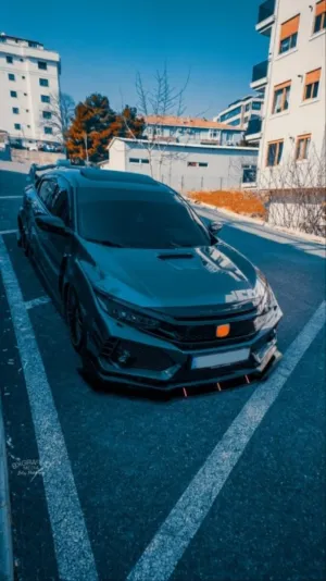 Honda Civic Uyumlu Fc5 Karbon Type-R Kaput thumb 2