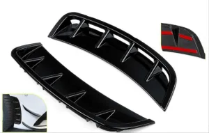 Mercedes W177 Uyumlu A Serisi 2019+ Ön Tampon Izgarası (Ventı) - Piano Black thumb 2