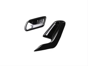 Mercedes W177 Uyumlu A Serisi 2019+ Kapı Kolçak Kaplama - Piano Black thumb 1