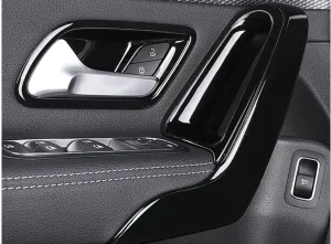 Mercedes W177 Uyumlu A Serisi 2019+ Kapı Kolçak Kaplama - Piano Black thumb 2