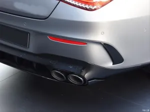 Mercedes W118 Uyumlu Cla 2019+ Arka Tampon Bıçakları - 2 Parça - Piano Black thumb 2