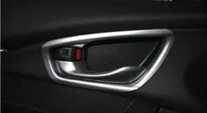 Honda Civic Uyumlu Fc5 2016-2020 İç Kapı Kolu Çerçevesi Silver İnce thumb 2