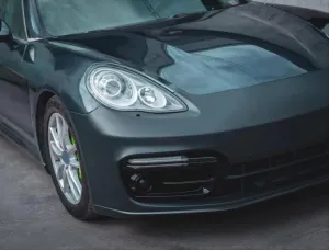 Porsche Panamera Uyumlu 2011-2013 Facelift 2017+ Yükseltme Ön Tampon Set thumb 3