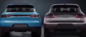 Porsche Macan Uyumlu 2018+ Bagaj Kapağı Ve LED Stop Facelift - Kırmızı thumb 2