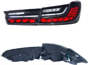 Bmw 3 Uyumlu Serisi G20 Dragon LED Stop - Smoke thumb 2