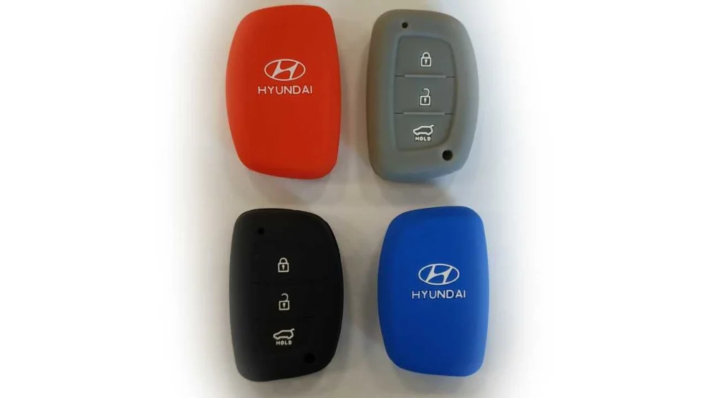 Hyundai Silikon Uyumlu Anahtar Kılıfı (Keyless Go Modeller İçin)