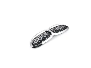 Bmw 3 Uyumlu Serisi G20 2019+ Diamond Panjur (Böbrek) - Krom Çerçeve thumb 2