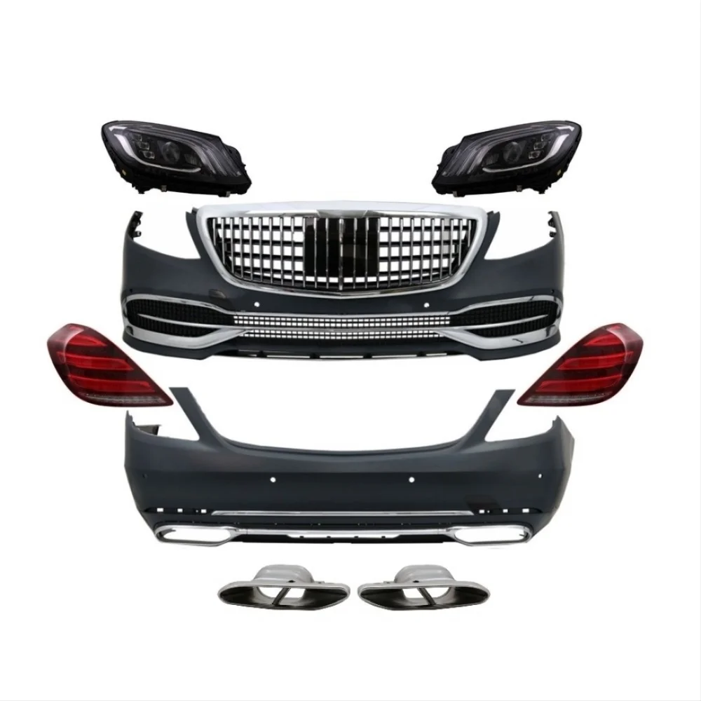 Mercedes W222 Uyumlu S Serisi 2014-2020 Maybach Far Ve Stop Dahil Maybach Body Kit