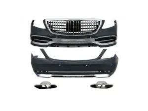 Mercedes W222 Uyumlu S Serisi 2014-2020 Maybach Far Ve Stop Dahil Maybach Body Kit thumb 3