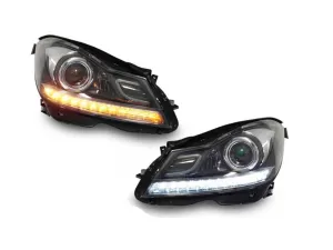 Mercedes W204 Uyumlu C Serisi (Makyajlı Kasa İçin) LED FarDRS Tuning kalitesiyle tanışın! Özel olarak Mercedes W204 model araçlar için üretilen bu ürün, otomobi