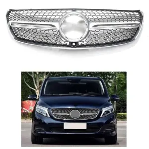 Mercedes W447 Uyumlu Diamond Panjur - Krom Kampanya thumb 4