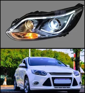 Ford Focus Uyumlu 2012-2015 LED FarDRS Tuning kalitesiyle tanışın! Özel olarak Ford  model araçlar için üretilen bu ürün, otomobilinizin hatlarına sportif ve di