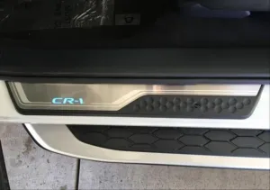 Honda Cr-V Uyumlu 2018-2019 Kapı Eşigi Nikelajı Mavi thumb 2