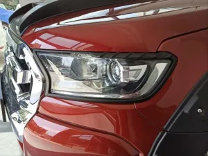 Ford Ranger Uyumlu 2015-2020 Far Çerçevesi Kaplama Siyah thumb 2