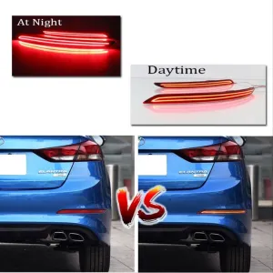 Hyundai Elantra Uyumlu 2017+ Arka Sis Ledi thumb 2