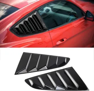Ford Mustang Uyumlu 2015-2020 Kelebek Cam Kaplama - Piano Black thumb 3