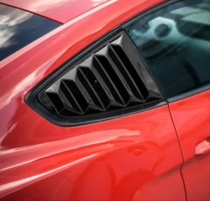 Ford Mustang Uyumlu 2015-2020 Kelebek Cam Kaplama - Piano Black thumb 4