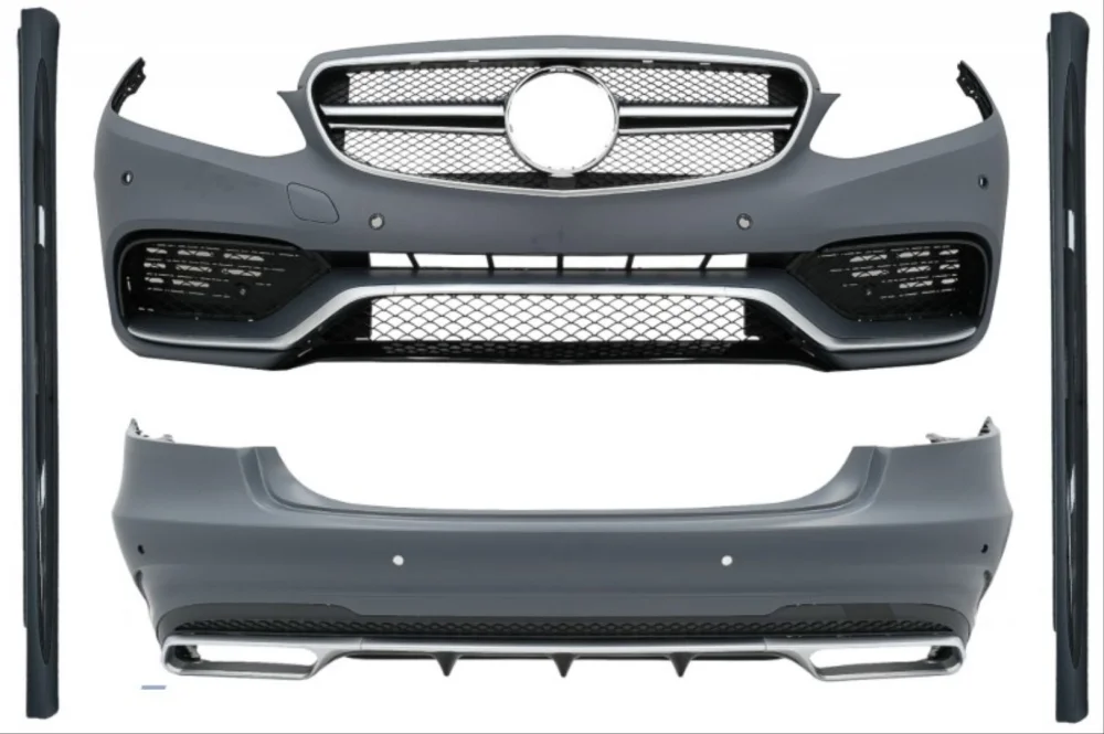 Mercedes W212 Uyumlu E63 Body Kit (2013-2015) (Ön Tampon-Difüzör-Egzoz-Marspıyel)