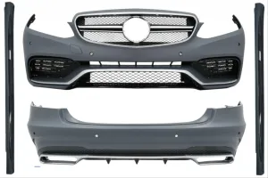 Mercedes W212 Uyumlu E63 Body Kit (2013-2015) (Ön Tampon-Difüzör-Egzoz-Marspıyel) thumb 1