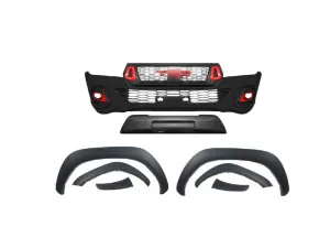 Toyota Hilux Uyumlu Revo 2016+ Rocco Trd Body Kit (Panjur-Tampon-Dodık Seti)DRS Tuning kalitesiyle tanışın! Özel olarak Toyota  model araçlar için üretilen bu ü