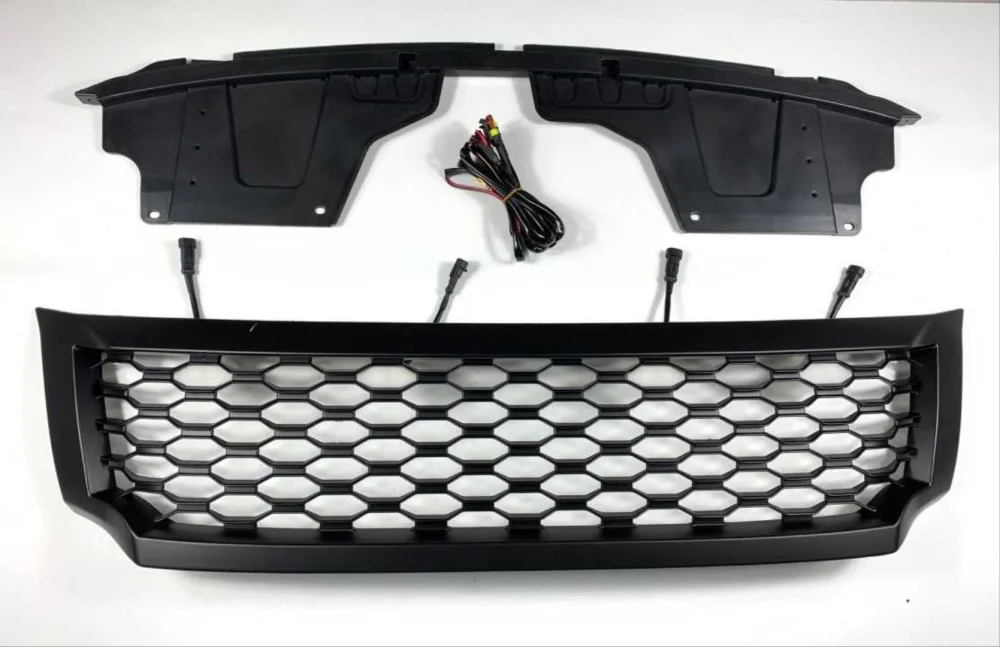 Nissan Navara Uyumlu Np300 (2015-2020) Ledli Petek Panjur- Siyah