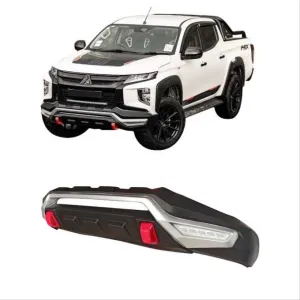 Mitsubishi L200 Uyumlu 2019+ Ön Tampon Koruma (Ledli) thumb 2