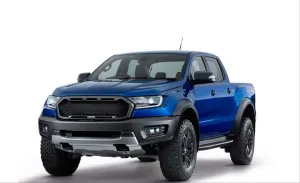 Ford Ranger Uyumlu T8 2019+ Ledli Panjur (İnce Tıp) thumb 3