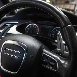 Audi A3 Uyumlu & A4 & A5 (2013-2016) Paddle Shift (F1 Vites Kulakçık) - Siyah thumb 4