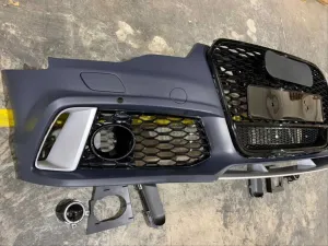 Audi A6 Uyumlu 2012-2014 Rs6 Ön Tampon Panjur Seti thumb 2