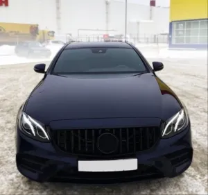 Mercedes W212 Uyumlu 2013-2015 E Serisi Gtr Panjur - Siyah (Makyajlı Kasa) thumb 4