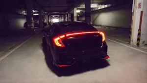 Honda Civic Uyumlu Hatchback Fk7 LED Spoiler thumb 3