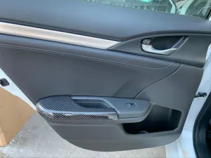 Honda Civic Uyumlu Fc5 2016-2020 Kapı Kolçak Arkası Kaplama Karbon thumb 3