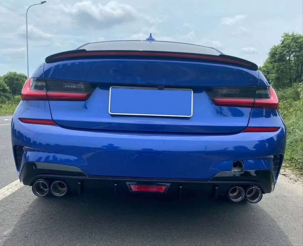 Bmw 3 Uyumlu Serisi 2019+ G20 LED Spoiler (Piano Black)